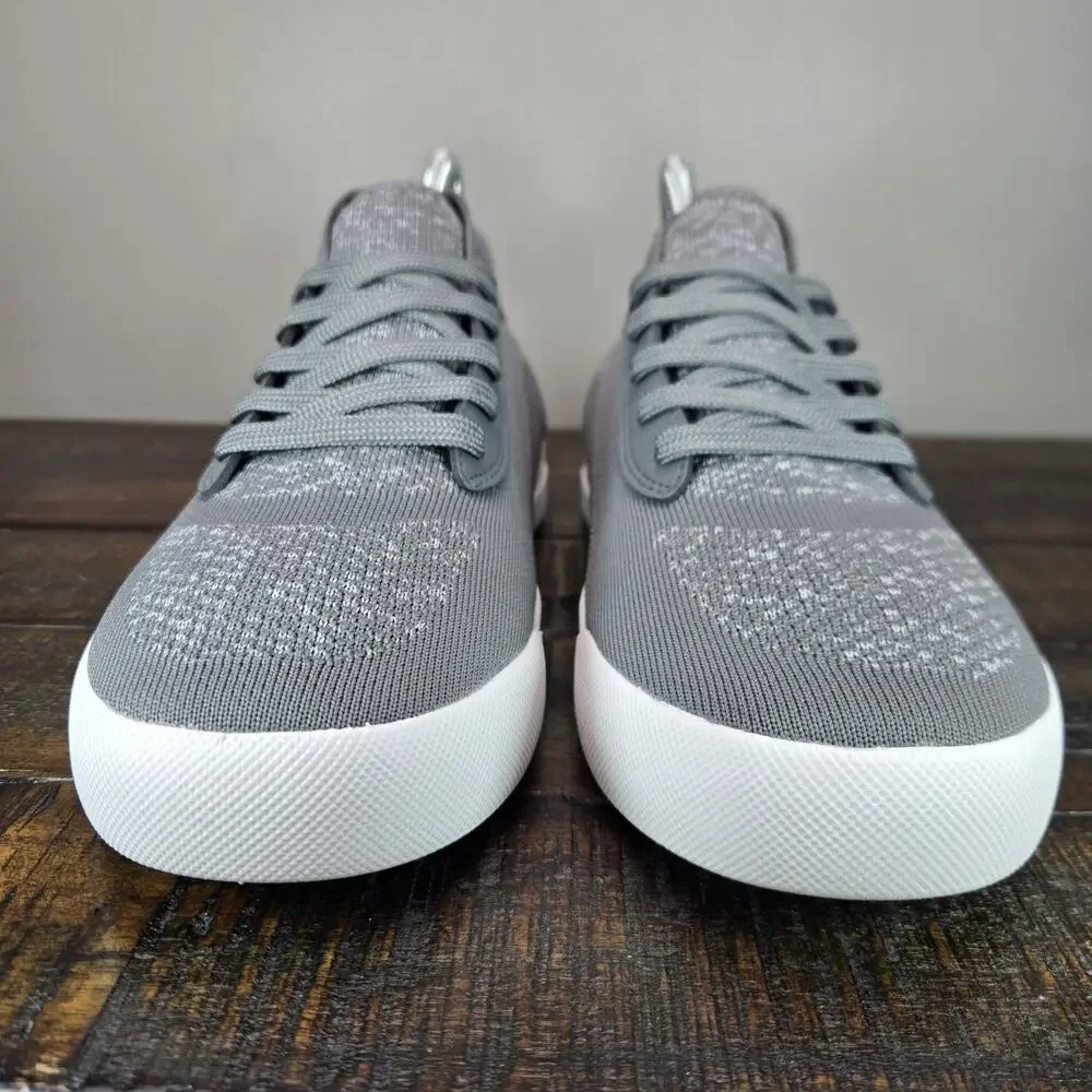 Vessi Weekend 1.5 Sneaker Womens Size 9 Waterproof Shoes Concrete Gray White
